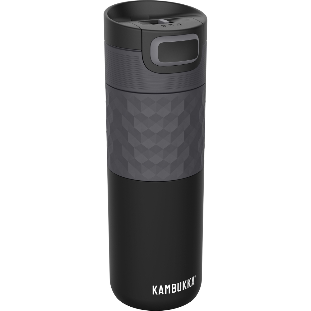Kambukka Etna Grip 500ml  Black Steel 11-01010 drinkflessen en thermosflessen online bestellen bij Kathmandu Outdoor & Travel
