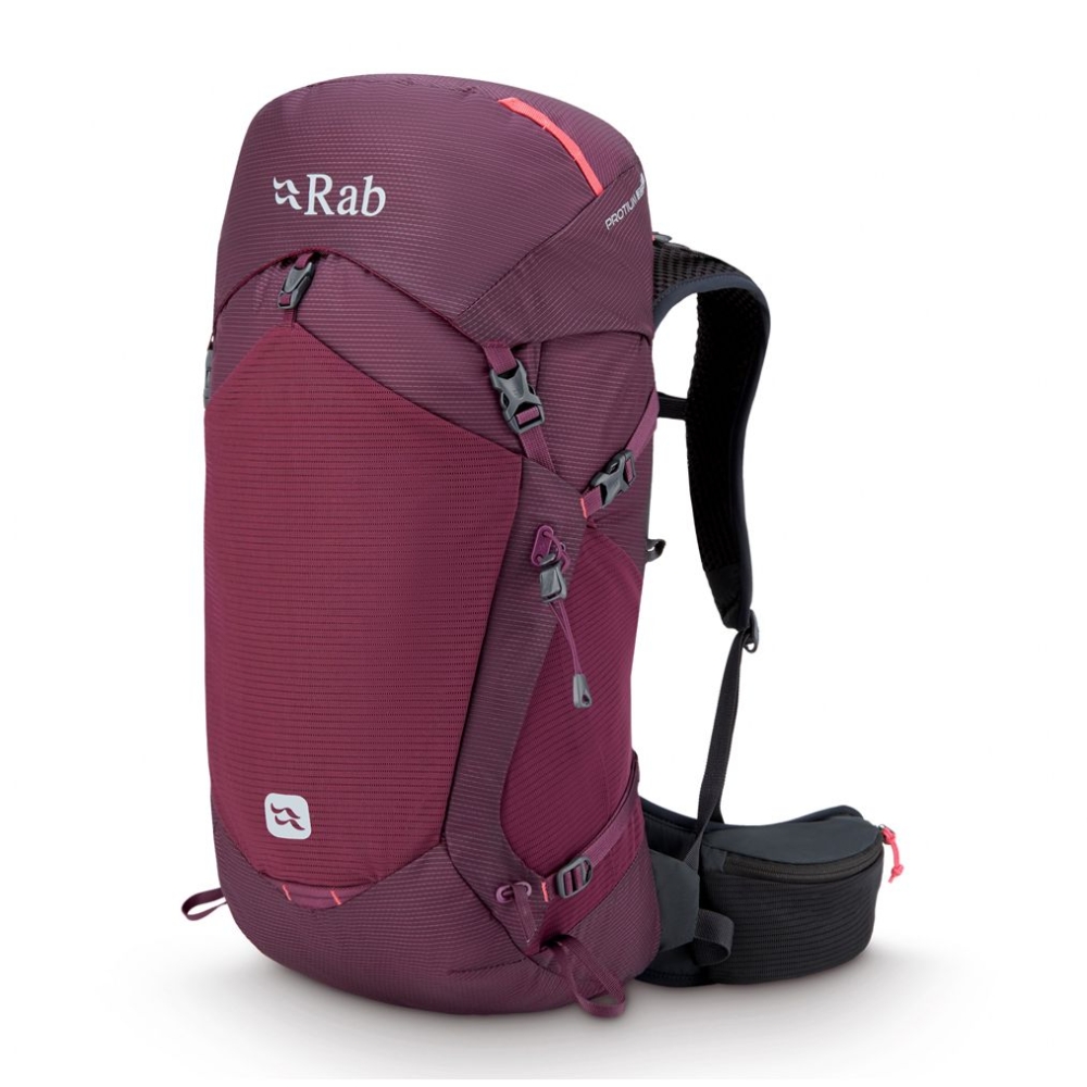 Rab Protium 33 ND Mulberry QAP-65-MUL dagrugzakken online bestellen bij Kathmandu Outdoor & Travel