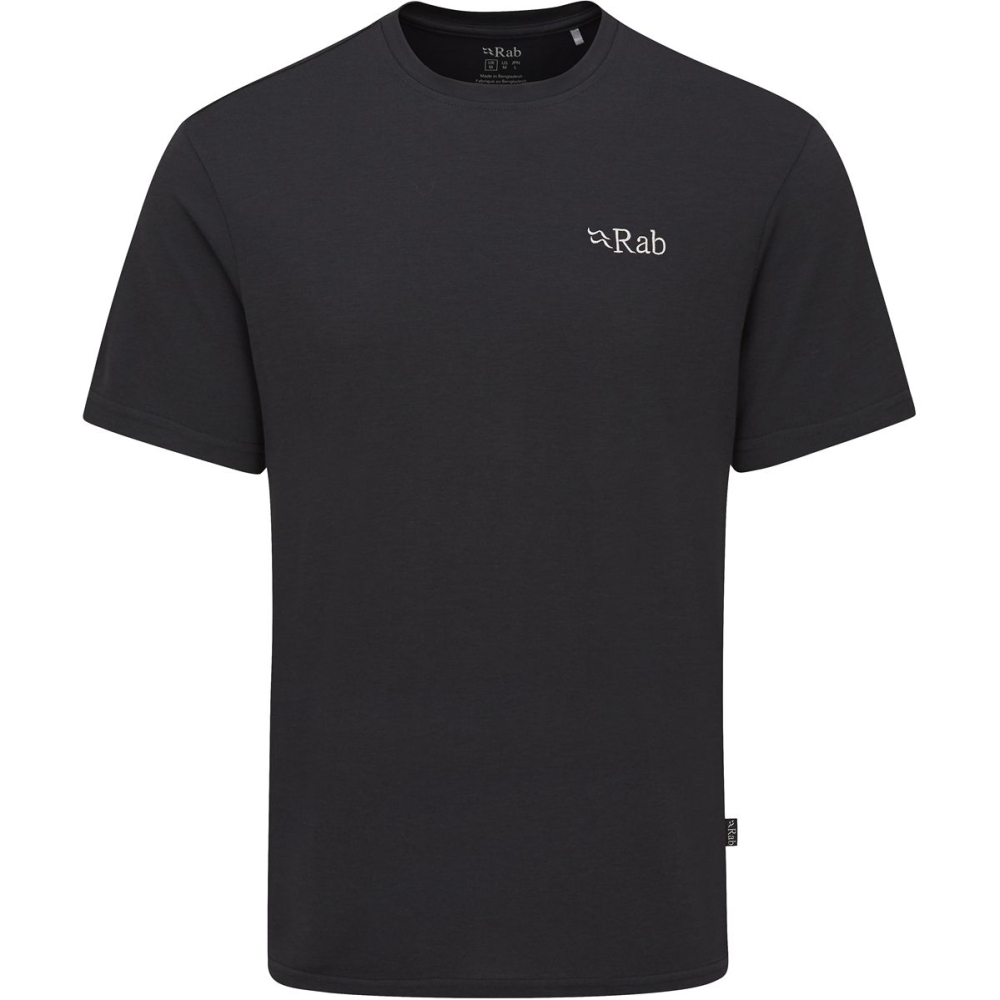 Rab Crimp Elevation Tee Beluga QBL-68-BEL shirts en tops online bestellen bij Kathmandu Outdoor & Travel