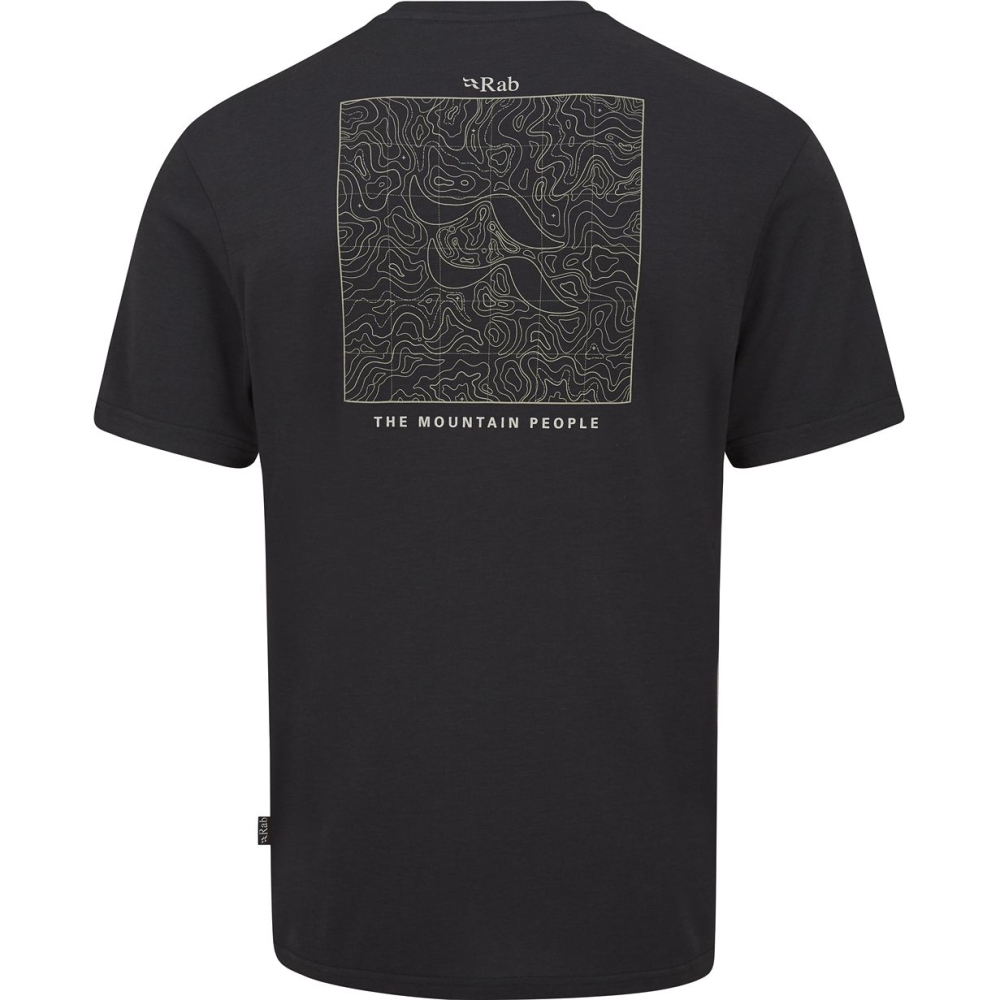 Rab Crimp Elevation Tee Beluga QBL-68-BEL shirts en tops online bestellen bij Kathmandu Outdoor & Travel