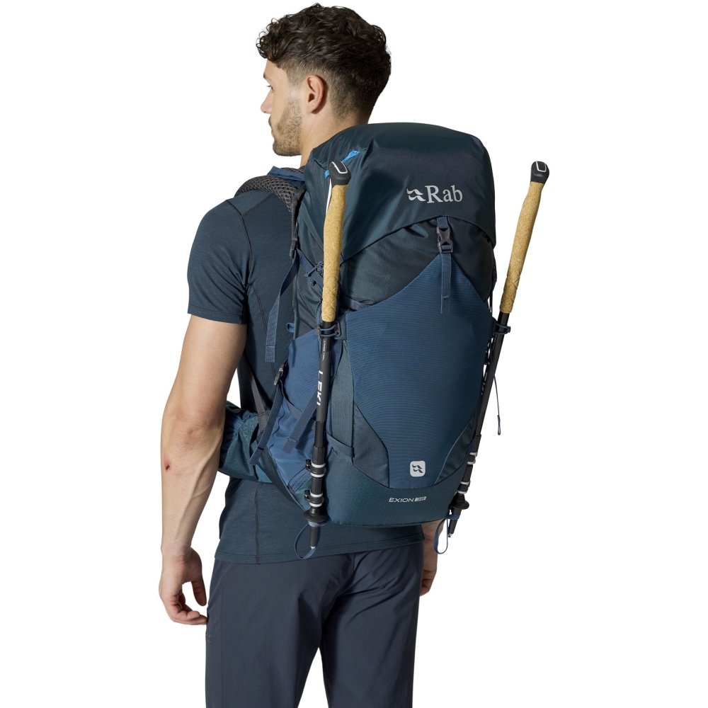 Rab Exion 38 Tempest Blue QAP-73-TMB dagrugzakken online bestellen bij Kathmandu Outdoor & Travel