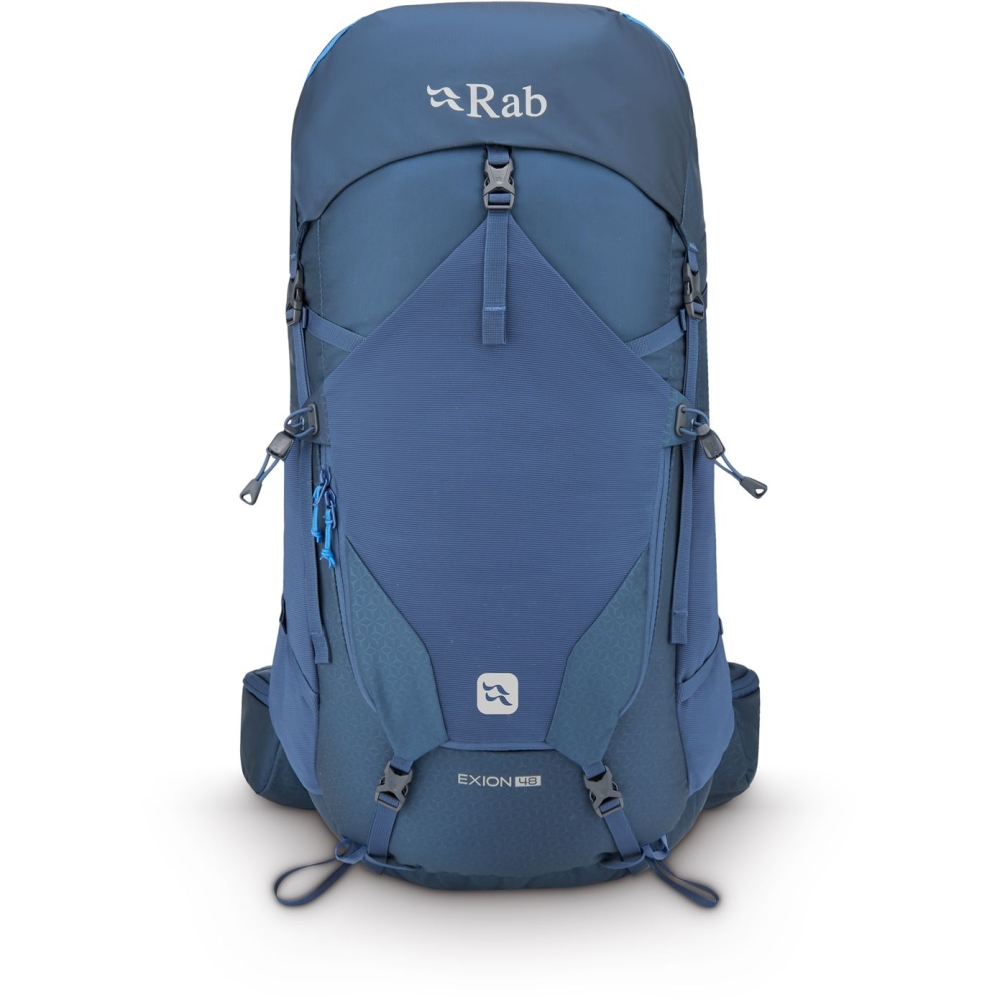 Rab Exion 48 Tempest Blue QAP-75-TMB dagrugzakken online bestellen bij Kathmandu Outdoor & Travel