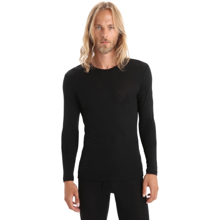 Icebreaker  175 Everyday Long Sleeve Crewe Black Icebreaker  175 Everyday Long Sleeve Crewe Black