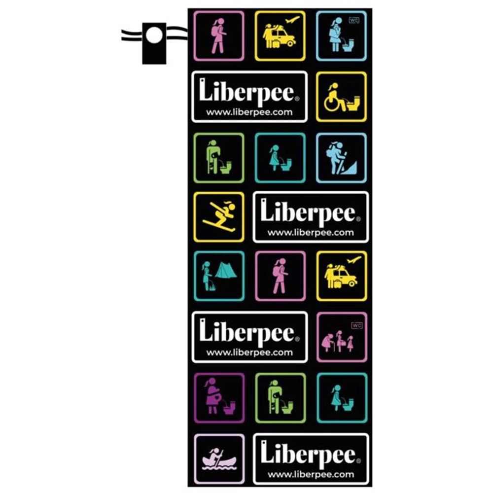 Liberpee Liberpee Plastuit Zwart Zwart Liberpee-00009 toiletartikelen online bestellen bij Kathmandu Outdoor & Travel