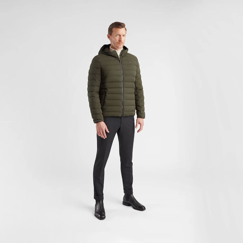 Ubr Sonic Delta Hooded Night Olive 7093-799 jassen online bestellen bij Kathmandu Outdoor & Travel