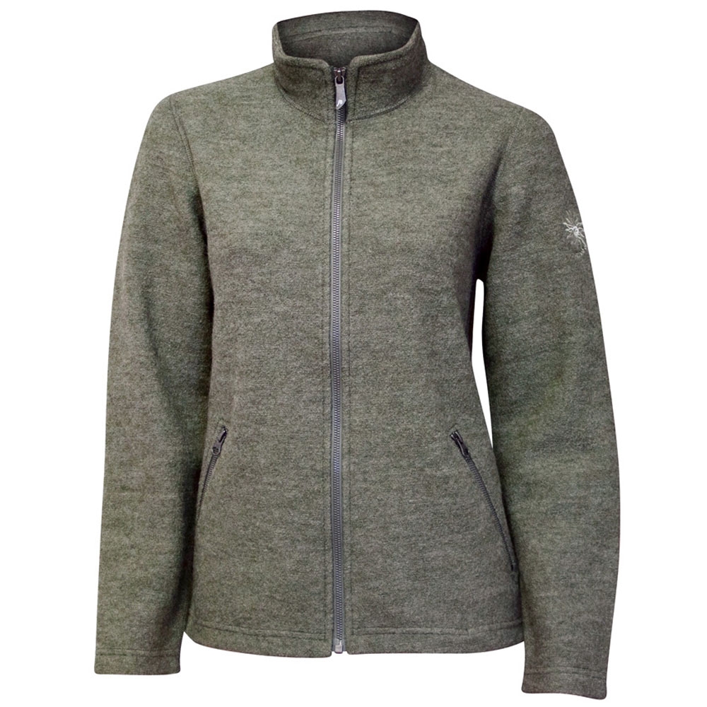 Ivanhoe Bella Full Zip Women's Lichen Green 1100416-076 fleeces en truien online bestellen bij Kathmandu Outdoor & Travel