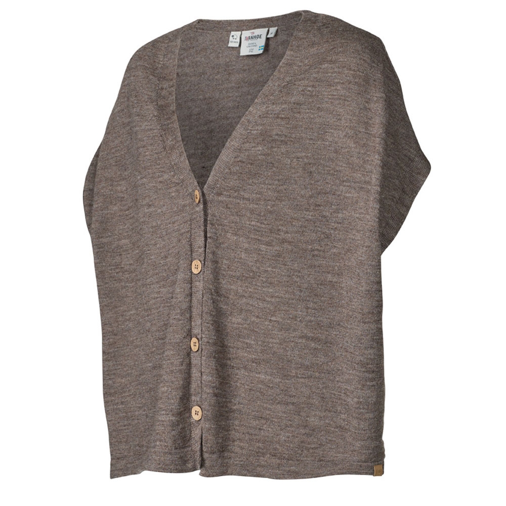 Ivanhoe NLS Poppy Poncho Women's Nutmeg 1100592-094 fleeces en truien online bestellen bij Kathmandu Outdoor & Travel