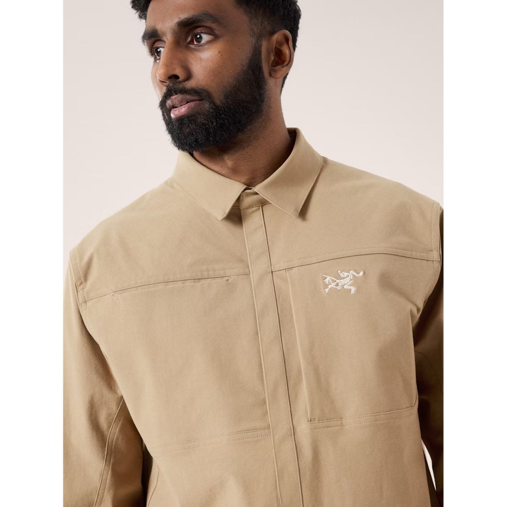 Arc'teryx Cronin Cotton Overshirt Canvas 8448-018579 shirts en tops online bestellen bij Kathmandu Outdoor & Travel