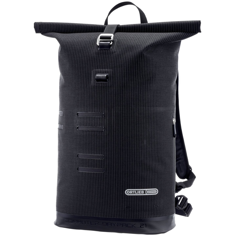 Ortlieb Commuter-Daypack High-Vis 21 L Black-reflective OR4159 toiletartikelen online bestellen bij Kathmandu Outdoor & Travel