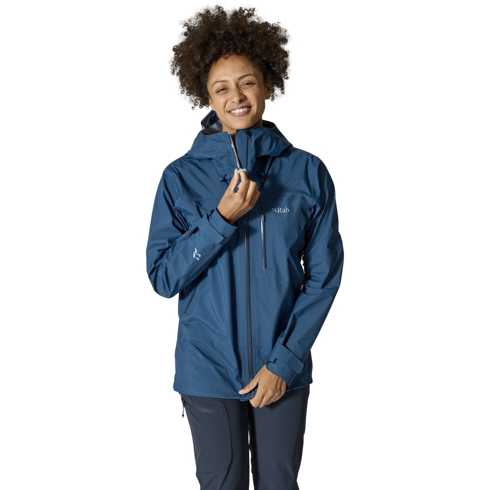 Rab Firewall Mountain Jacket Women's Tempest Blue QWG-97-TMB jassen online bestellen bij Kathmandu Outdoor & Travel