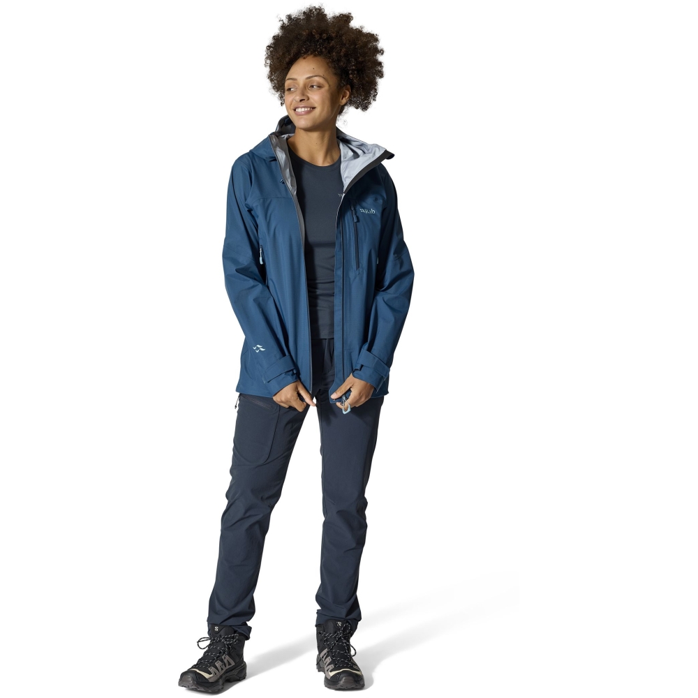 Rab Firewall Mountain Jacket Women's Tempest Blue QWG-97-TMB jassen online bestellen bij Kathmandu Outdoor & Travel