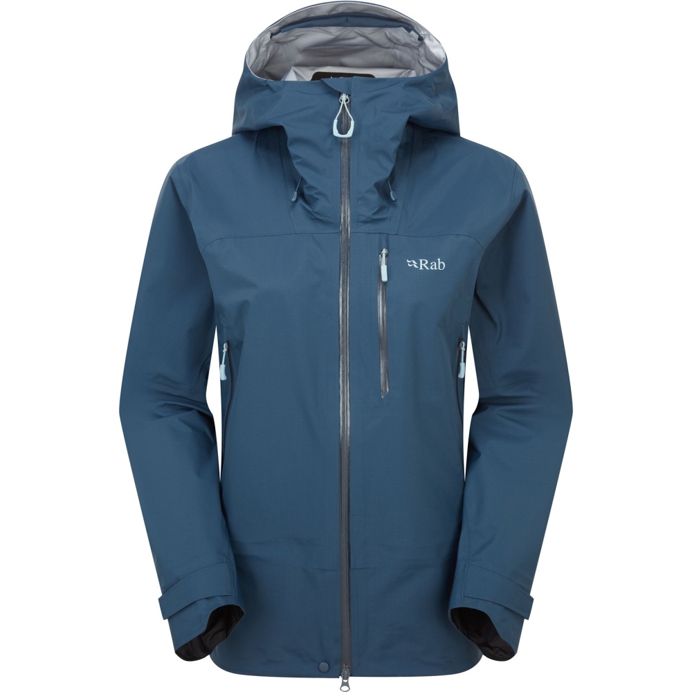 Rab Firewall Mountain Jacket Women's Tempest Blue QWG-97-TMB jassen online bestellen bij Kathmandu Outdoor & Travel
