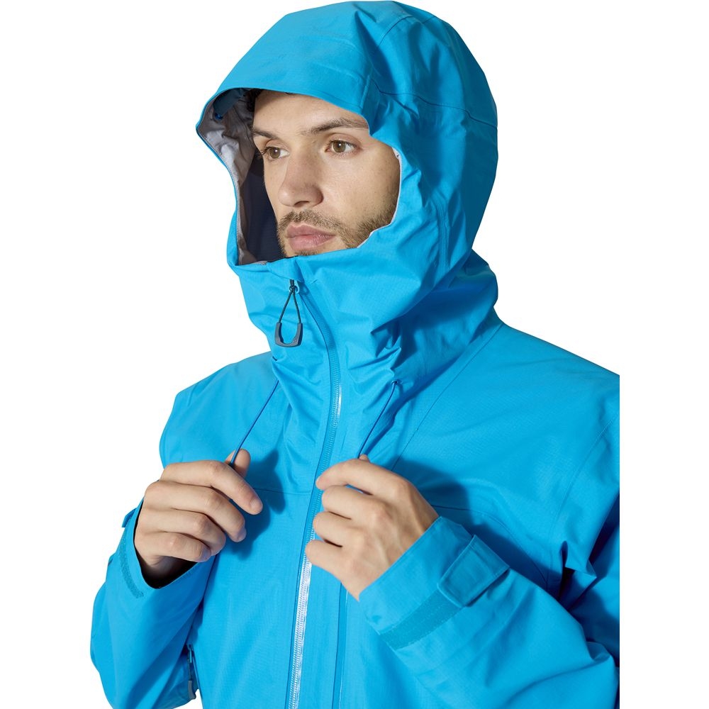 Rab Rab Firewall Mountain Jacket QWG-96-MYB jassen Rab Firewall Mountain Jacket Maya Blue QWG-96-MYB jassen online bestellen bij Kathmandu Outdoor & Travel