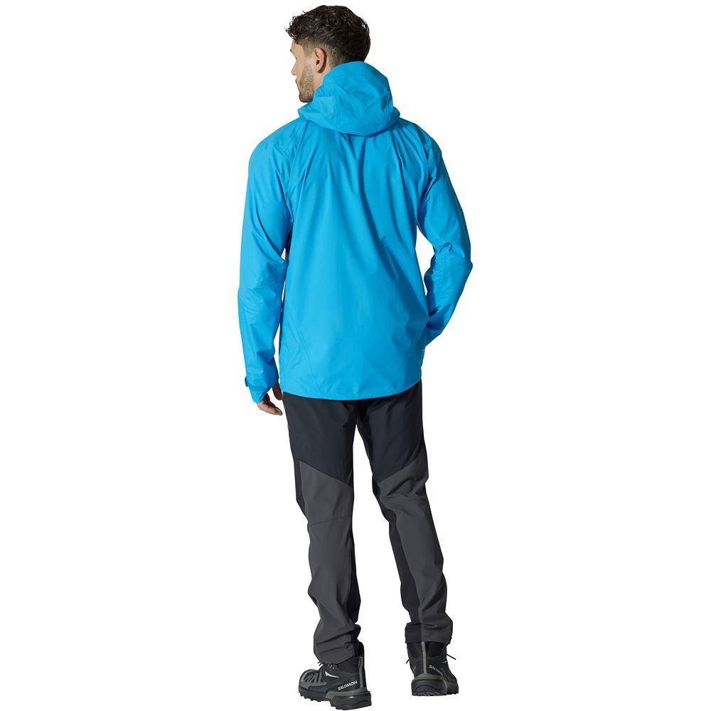 Rab Rab Firewall Mountain Jacket QWG-96-MYB jassen Rab Firewall Mountain Jacket Maya Blue QWG-96-MYB jassen online bestellen bij Kathmandu Outdoor & Travel