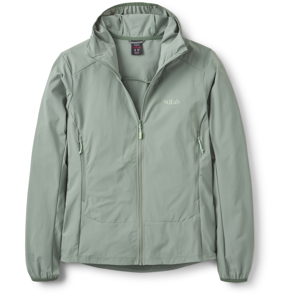 Rab Borealis Hoody Women's Dark Fig Green QWS-77-DFG jassen online bestellen bij Kathmandu Outdoor & Travel