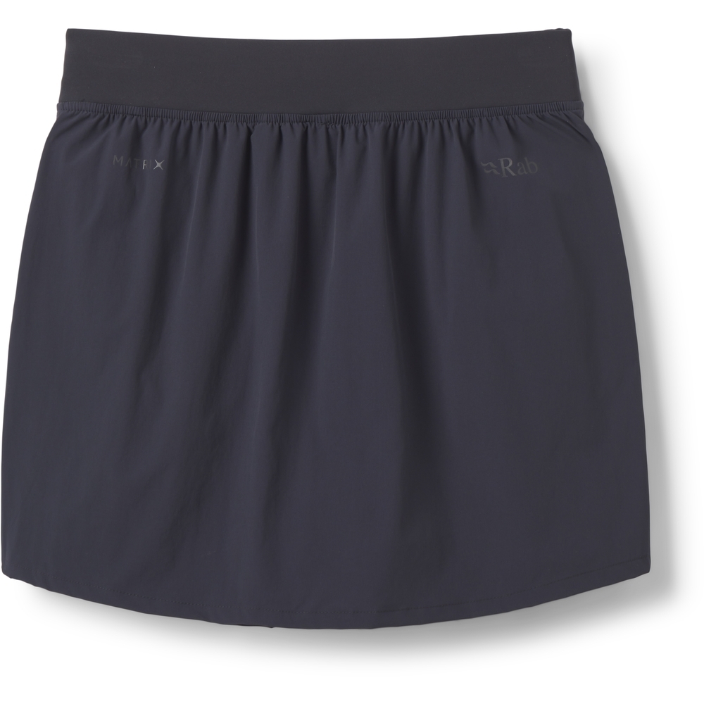 Rab Momentum Skort Women's Beluga QFW-50-BEL jurken en rokken online bestellen bij Kathmandu Outdoor & Travel