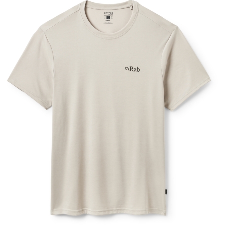 Rab  Crimp Logo Tee Pebble 