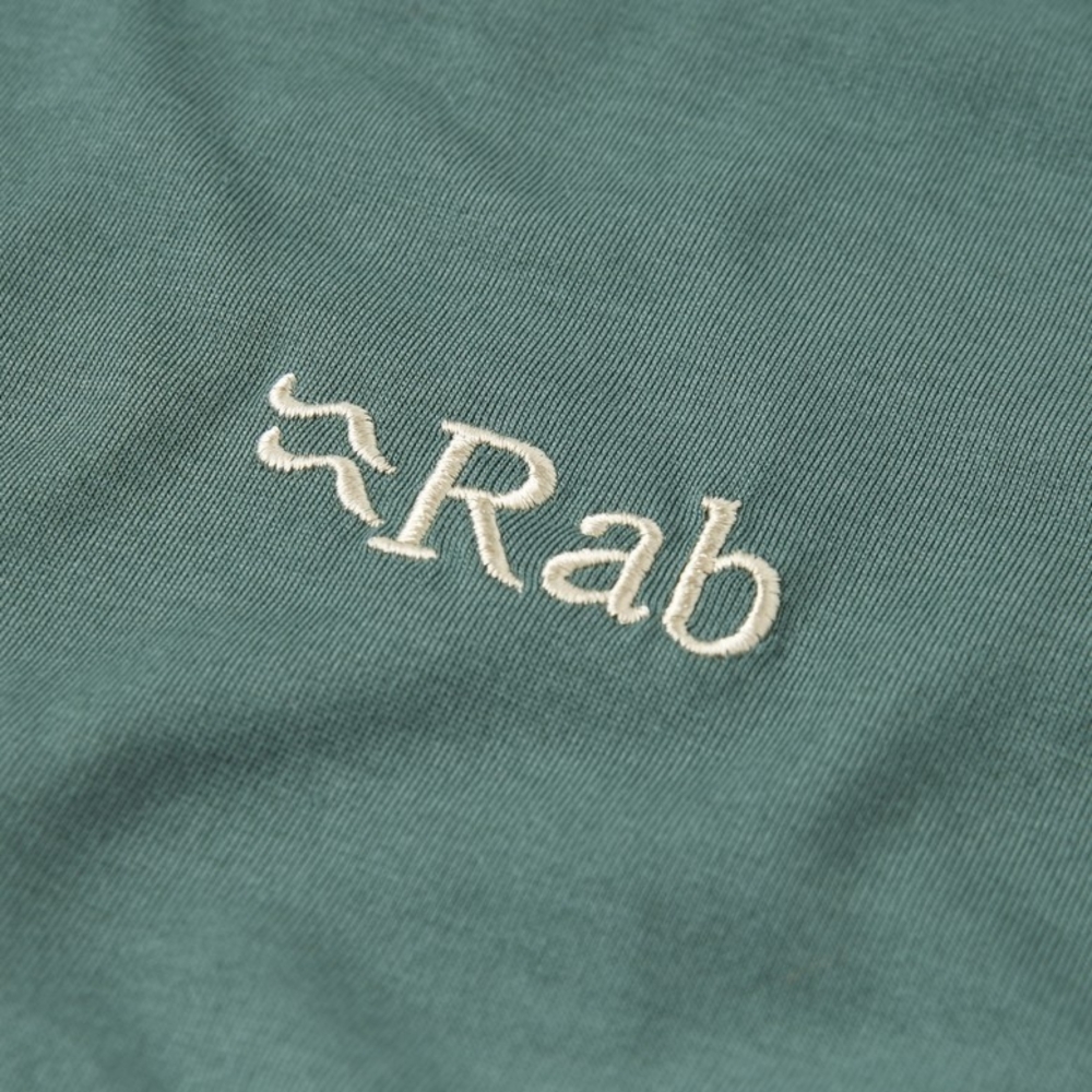 Rab Crimp Elevation Tee Sage QBL-68-SGE shirts en tops online bestellen bij Kathmandu Outdoor & Travel