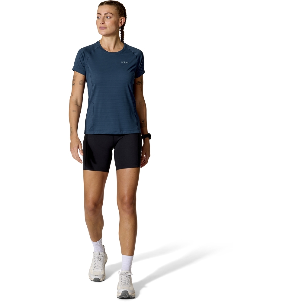 Rab Sonic Tee Women's Tempest Blue QCC-56-TMB shirts en tops online bestellen bij Kathmandu Outdoor & Travel