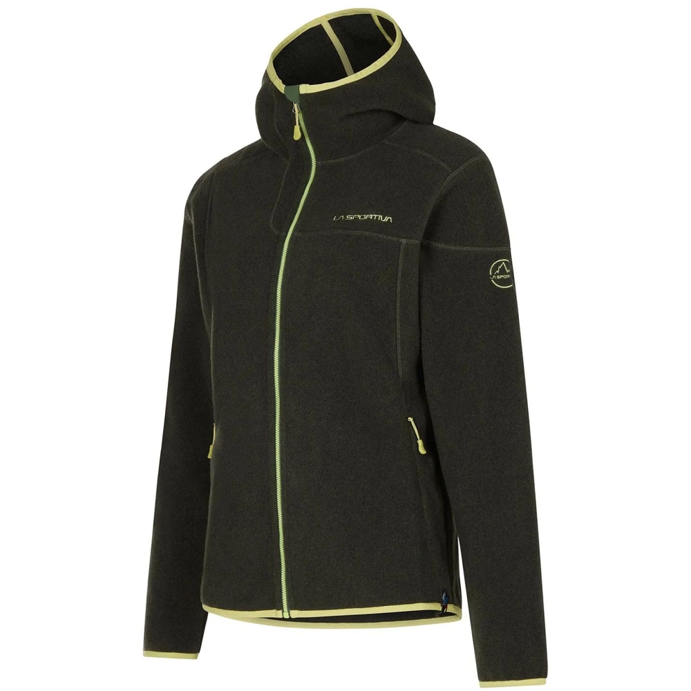 La Sportiva La Sportiva Iride Hoody Women's ZACW024-E11E28 fleeces en truien  La Sportiva Iride Hoody Women's Forest/Green Banana ZACW024-E11E28 fleeces en truien online bestellen bij Kathmandu Outdoor & Travel