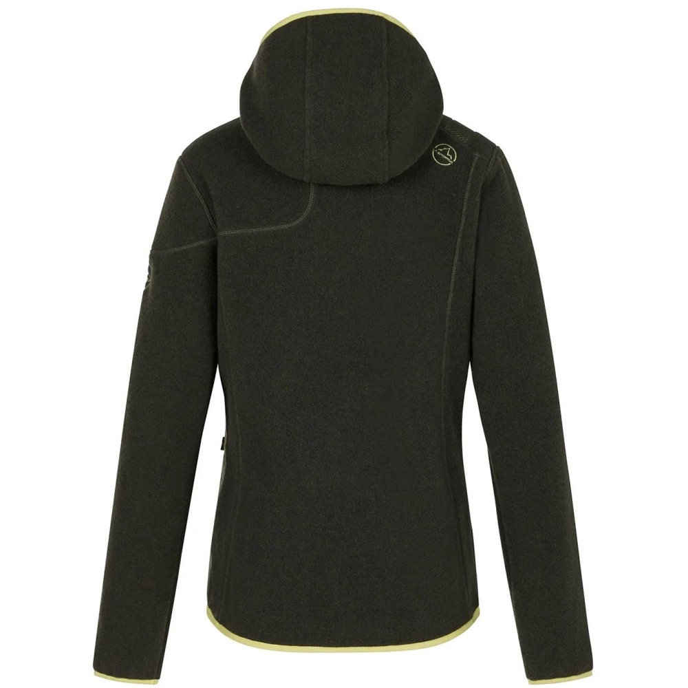 La Sportiva La Sportiva Iride Hoody Women's ZACW024-E11E28 fleeces en truien  La Sportiva Iride Hoody Women's Forest/Green Banana ZACW024-E11E28 fleeces en truien online bestellen bij Kathmandu Outdoor & Travel