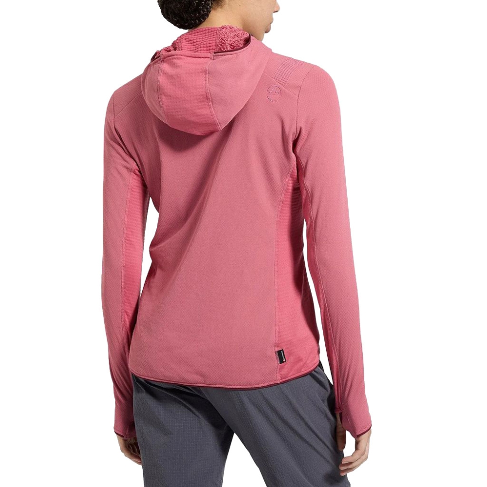 La Sportiva La Sportiva Big Wall Pullover Hoody Women's ZAMF022-P13P13 fleeces en truien  La Sportiva Big Wall Pullover Hoody Women's Rosebay ZAMF022-P13P13 fleeces en truien online bestellen bij Kathmandu Outdoor & Travel