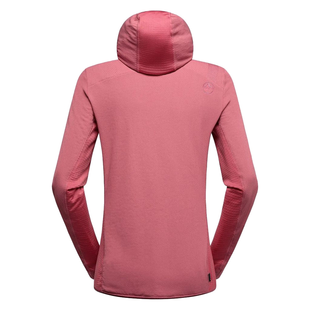 La Sportiva La Sportiva Big Wall Pullover Hoody Women's ZAMF022-P13P13 fleeces en truien  La Sportiva Big Wall Pullover Hoody Women's Rosebay ZAMF022-P13P13 fleeces en truien online bestellen bij Kathmandu Outdoor & Travel