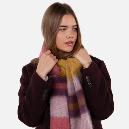 Barts  Eluzabeth Scarf Aubergine