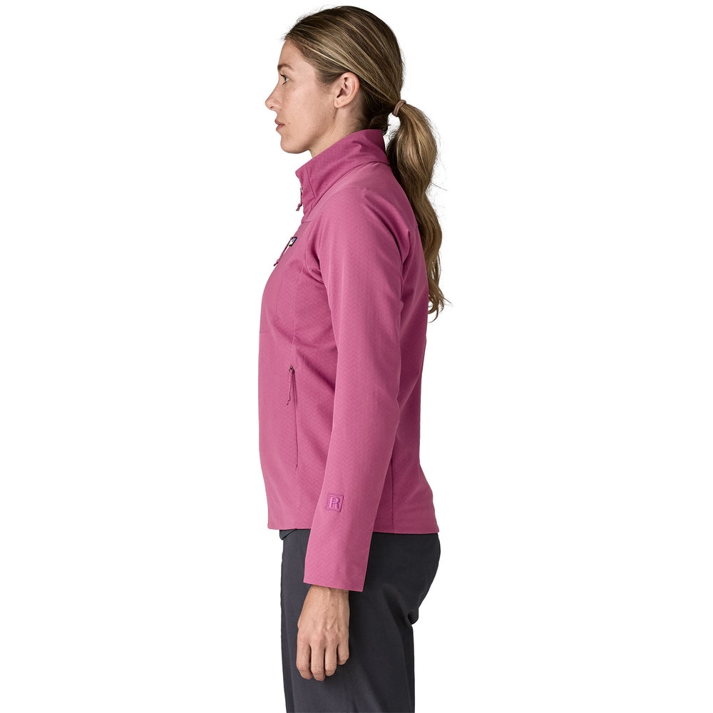 Patagonia R1 CrossStrata Jkt Women's Faded Magenta 85446-FDMG fleeces en truien online bestellen bij Kathmandu Outdoor & Travel