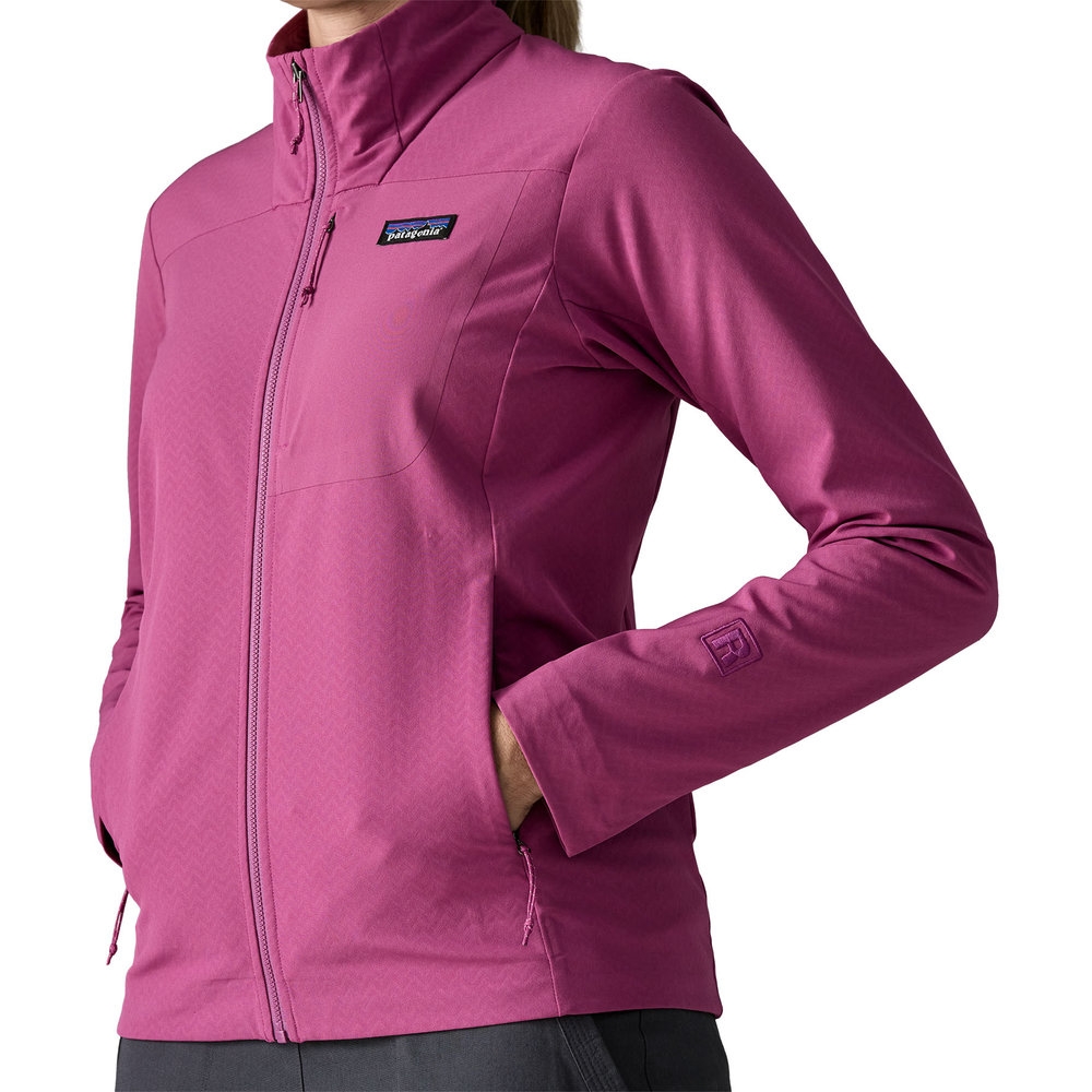 Patagonia R1 CrossStrata Jkt Women's Faded Magenta 85446-FDMG fleeces en truien online bestellen bij Kathmandu Outdoor & Travel