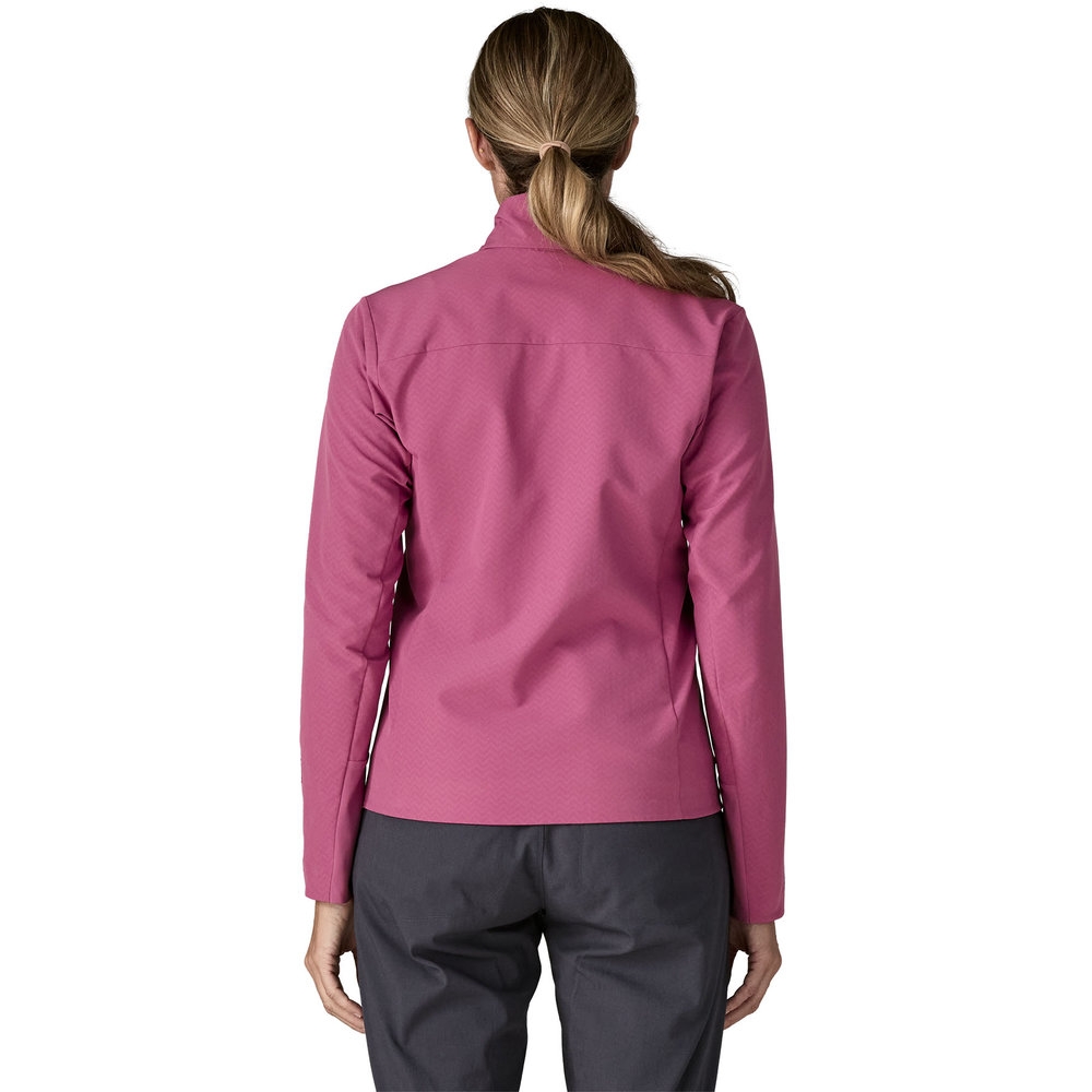 Patagonia R1 CrossStrata Jkt Women's Faded Magenta 85446-FDMG fleeces en truien online bestellen bij Kathmandu Outdoor & Travel