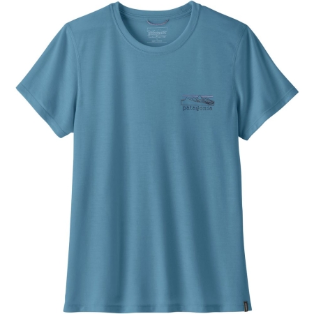 Patagonia  Cap Cool Trail Shirt Women's - Stratapeaks Shore Blue 