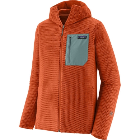 Patagonia  R1 Air Full-Zip Hoody Coal Orange 