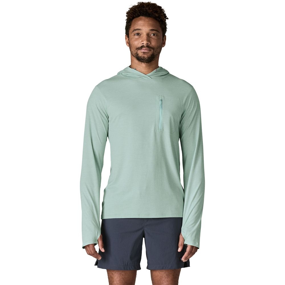 Patagonia Patagonia Cap Cool Sun Hoody 44800-TBIX shirts en tops Patagonia Cap Cool Sun Hoody Thermal Blue - Thin Ice X-Dye 44800-TBIX shirts en tops online bestellen bij Kathmandu Outdoor & Travel