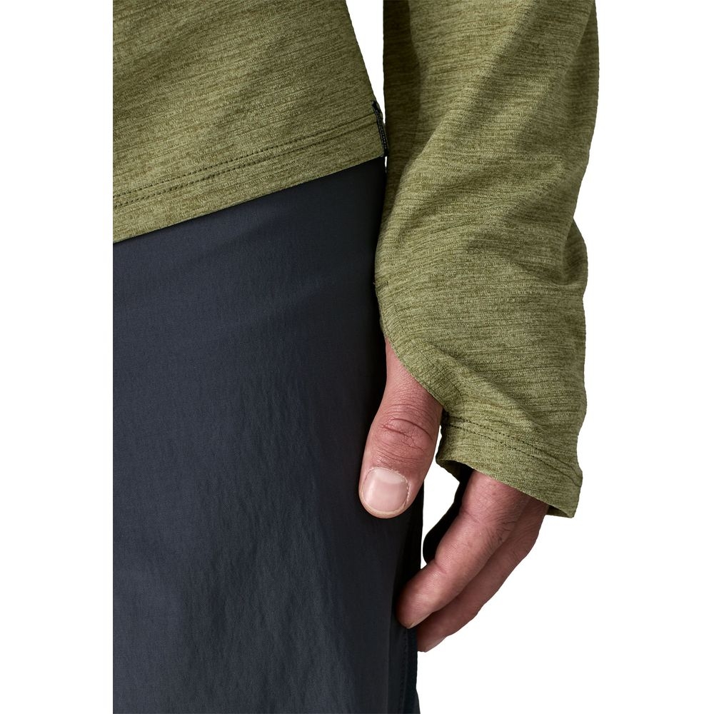 Patagonia L/S Cap Cool Sun Shirt Caper Green - Buckhorn Green X 44790-CGBX shirts en tops online bestellen bij Kathmandu Outdoor & Travel