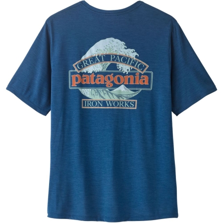Patagonia  Cap Cool Daily Shirt - Great Waves Clement Blue - Light Clement B 