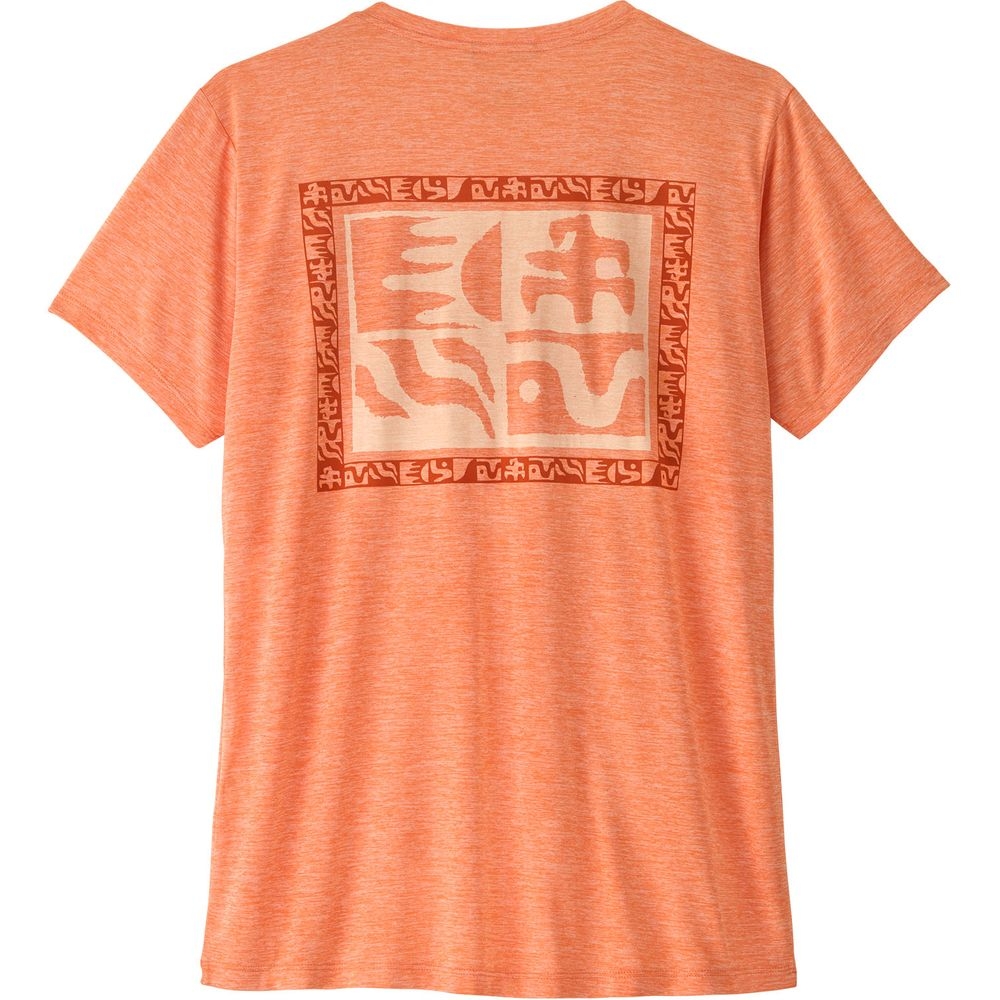 Patagonia Cap Cool Daily Shirt Women's - Mother Rays Peach Sherbet 45487-PCHS shirts en tops online bestellen bij Kathmandu Outdoor & Travel