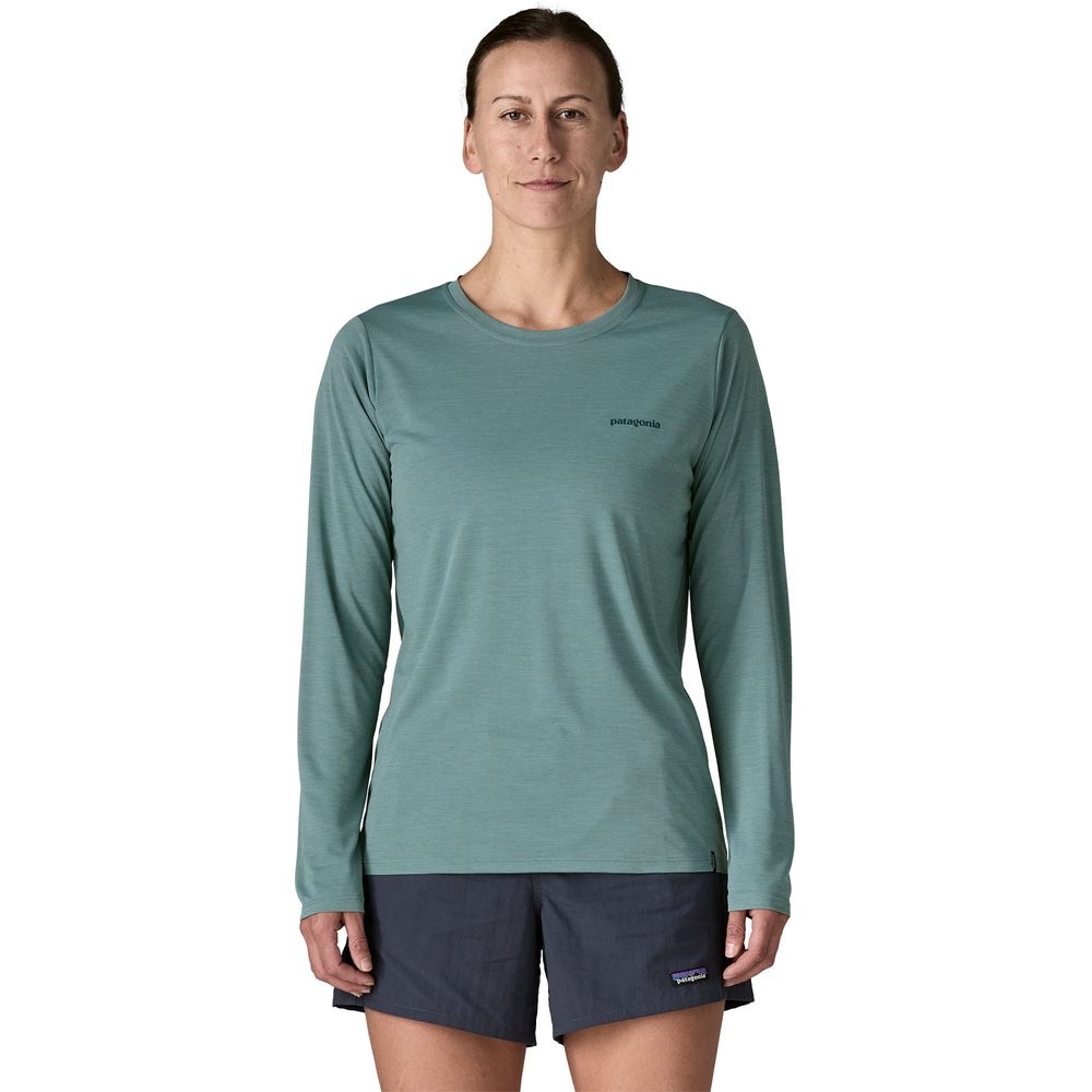 Patagonia Patagonia Cap Cool Daily Shirt Women's - Boardshort Logo 45465-BSLX shirts en tops Patagonia Cap Cool Daily Shirt Women's - Boardshort Logo Blue Sage - Light Blue Sage X- 45465-BSLX shirts en tops online bestellen bij Kathmandu Outdoor & Travel