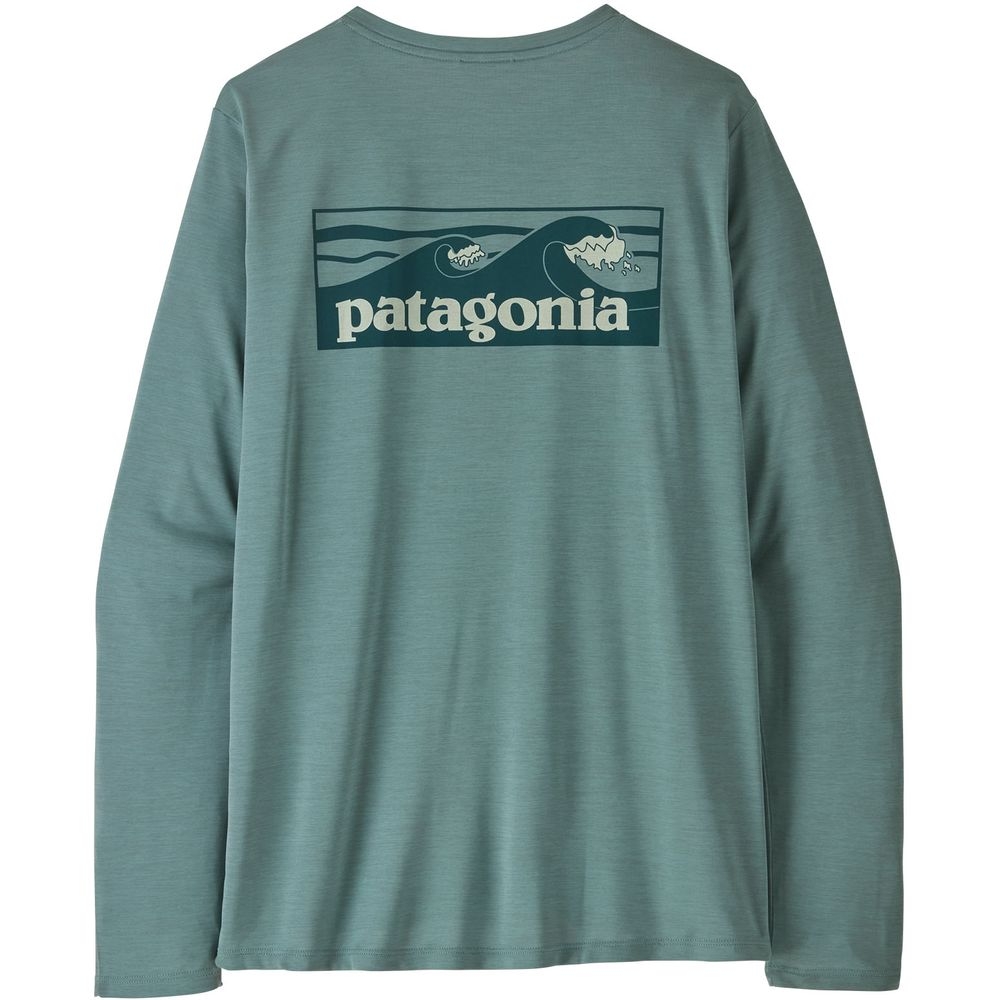 Patagonia Patagonia Cap Cool Daily Shirt Women's - Boardshort Logo 45465-BSLX shirts en tops Patagonia Cap Cool Daily Shirt Women's - Boardshort Logo Blue Sage - Light Blue Sage X- 45465-BSLX shirts en tops online bestellen bij Kathmandu Outdoor & Travel