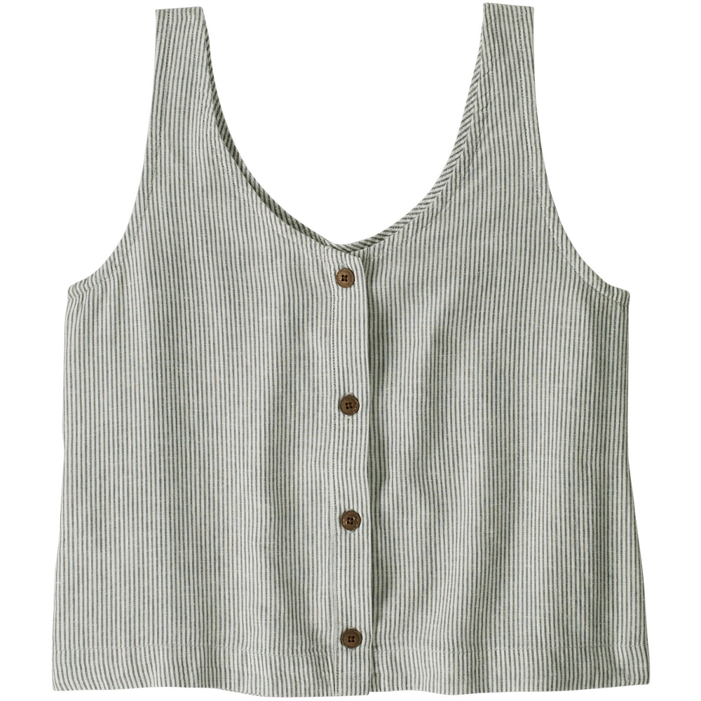 Patagonia Garden Island Top Women's Solstice Stripe: Smolder Blue 42345-SLSM shirts en tops online bestellen bij Kathmandu Outdoor & Travel