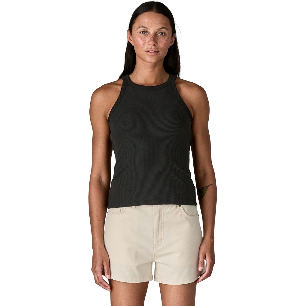 Patagonia Rib Knit Tank Women's Black 42326-BLK shirts en tops online bestellen bij Kathmandu Outdoor & Travel