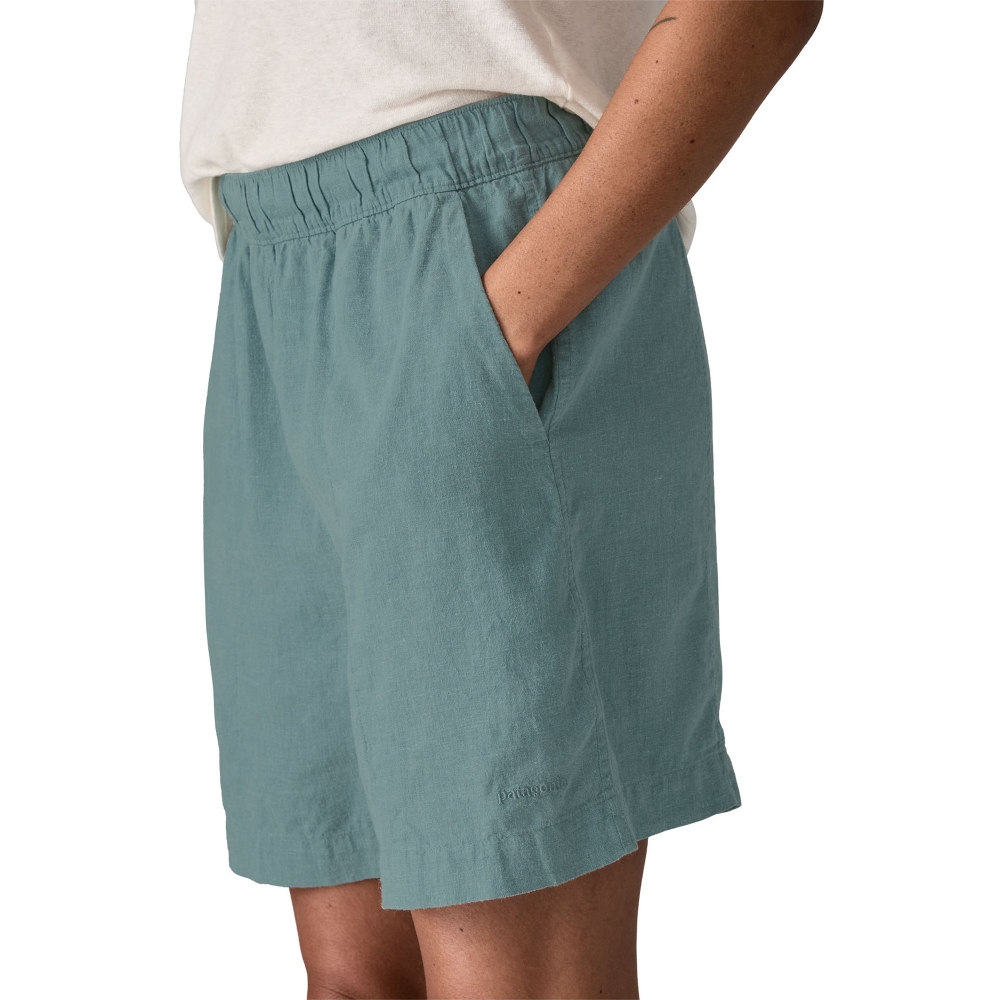 Patagonia Garden Island Long Shorts Women's - 6 in. Whole Weave: Blue Sage 57475-WWSA broeken online bestellen bij Kathmandu Outdoor & Travel