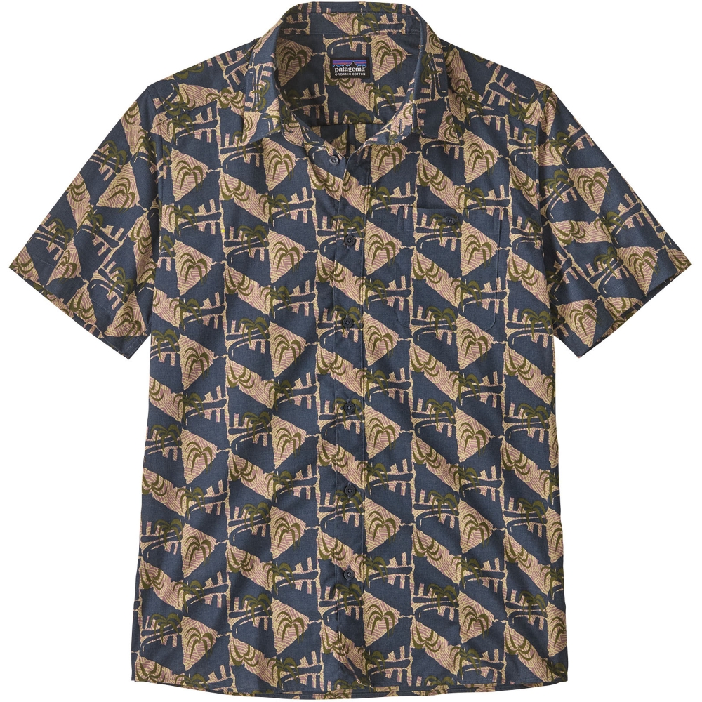 Patagonia Patagonia Go To Shirt 52691-JGDO shirts en tops Patagonia Go To Shirt Jaguar Geo: Dolomite Blue 52691-JGDO shirts en tops online bestellen bij Kathmandu Outdoor & Travel