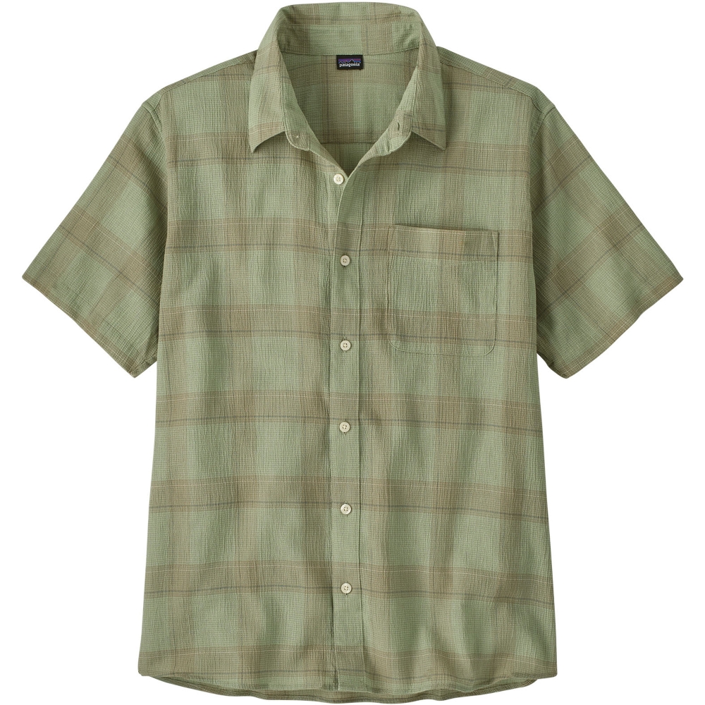 Patagonia A/C Shirt Harmony: Lichen Green 52923-HYLG shirts en tops online bestellen bij Kathmandu Outdoor & Travel