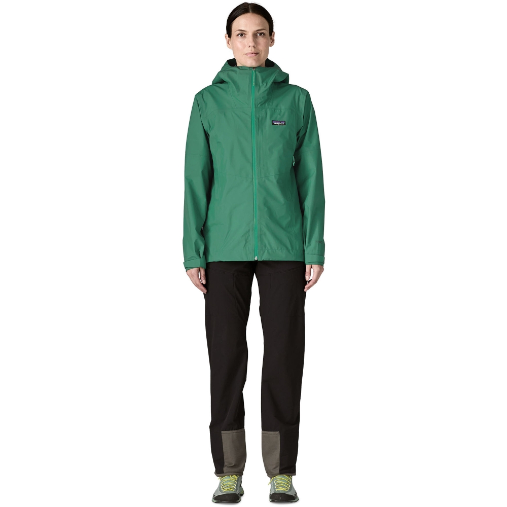 Patagonia Boulder Fork Rain Jkt Women's Gem Green 85160-GEMG jassen online bestellen bij Kathmandu Outdoor & Travel