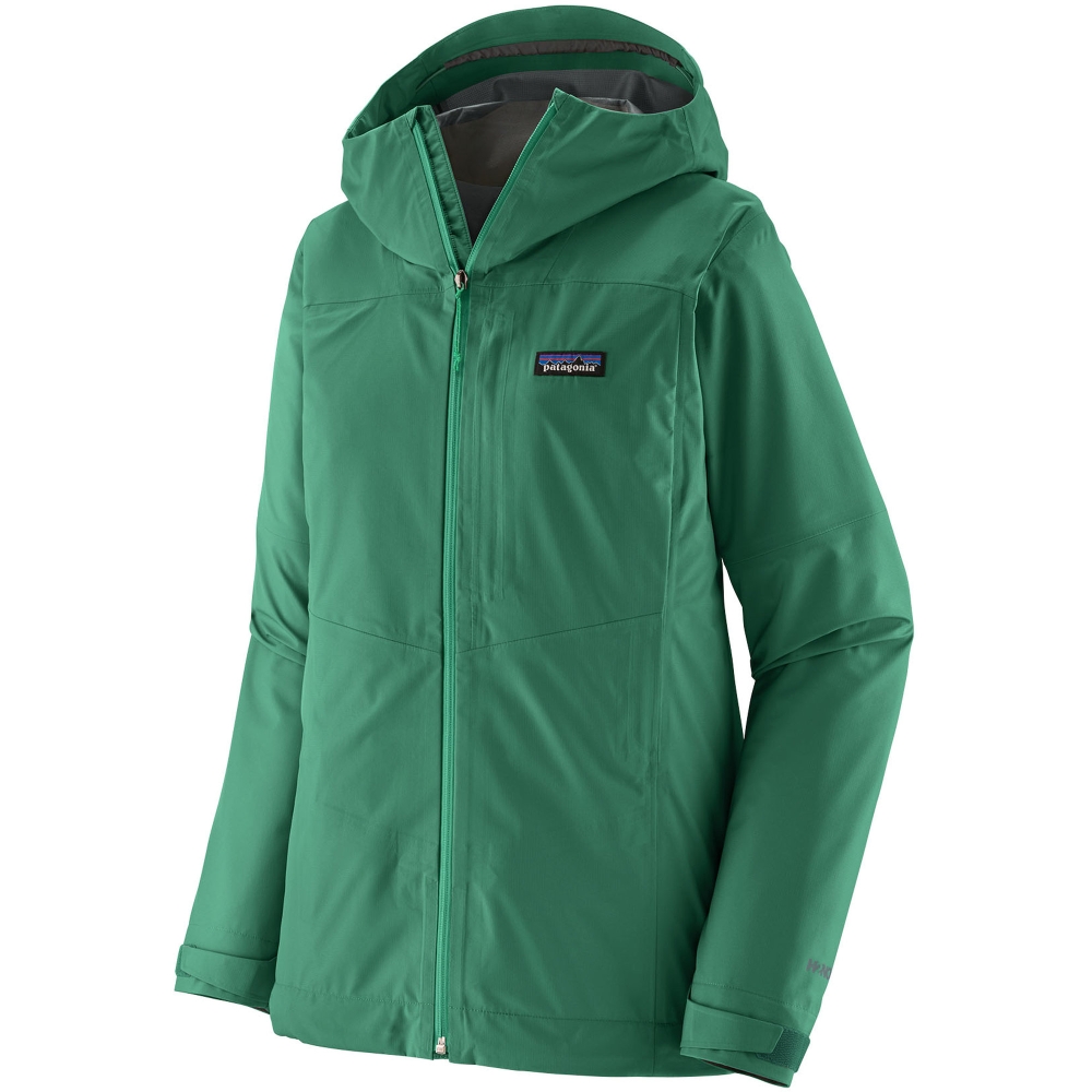 Patagonia Boulder Fork Rain Jkt Women's Gem Green 85160-GEMG jassen online bestellen bij Kathmandu Outdoor & Travel