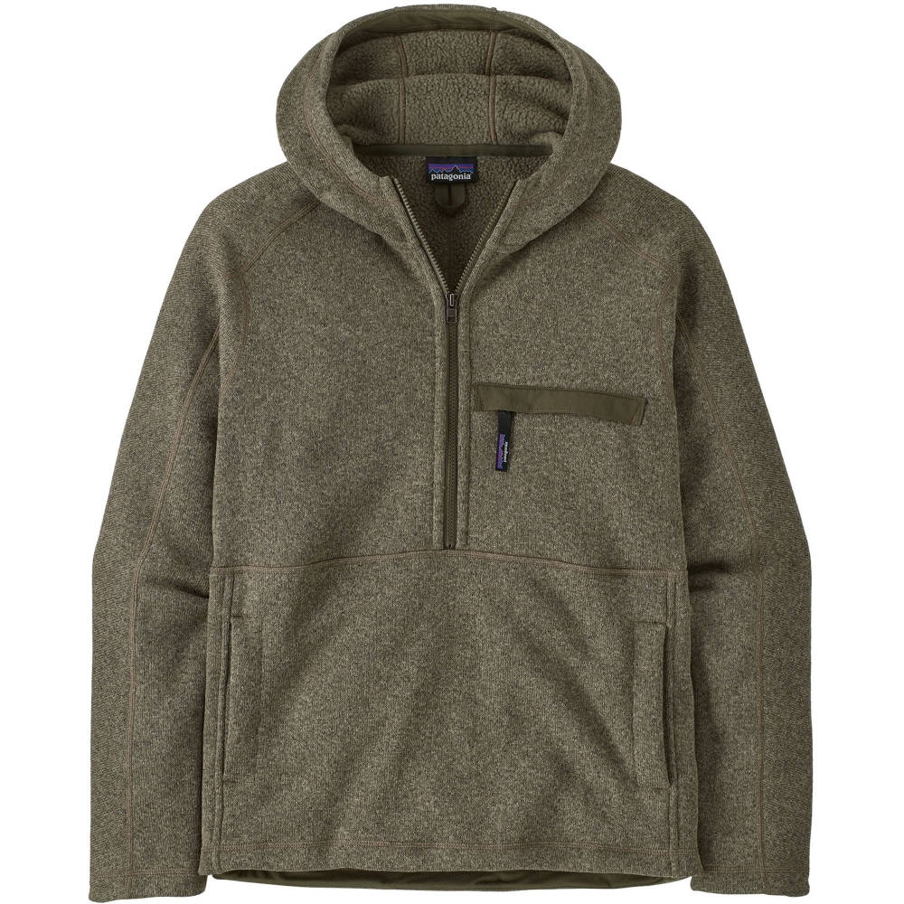 Patagonia Better Sweater 1/2 Zip P/O River Rock Green 26245-RVGN fleeces en truien online bestellen bij Kathmandu Outdoor & Travel