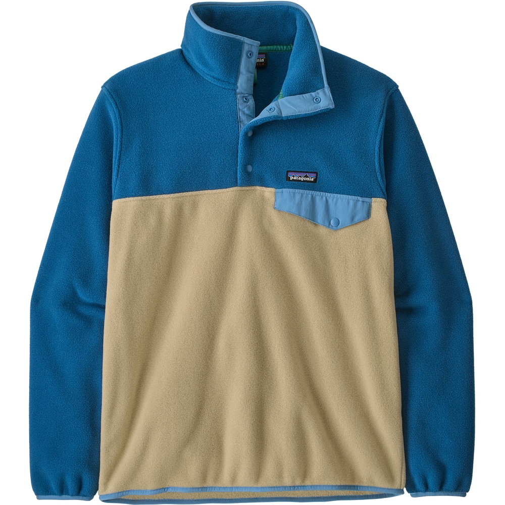 Patagonia LW Synch Snap-T P/O Nautilus Tan 25551-NAUT fleeces en truien online bestellen bij Kathmandu Outdoor & Travel
