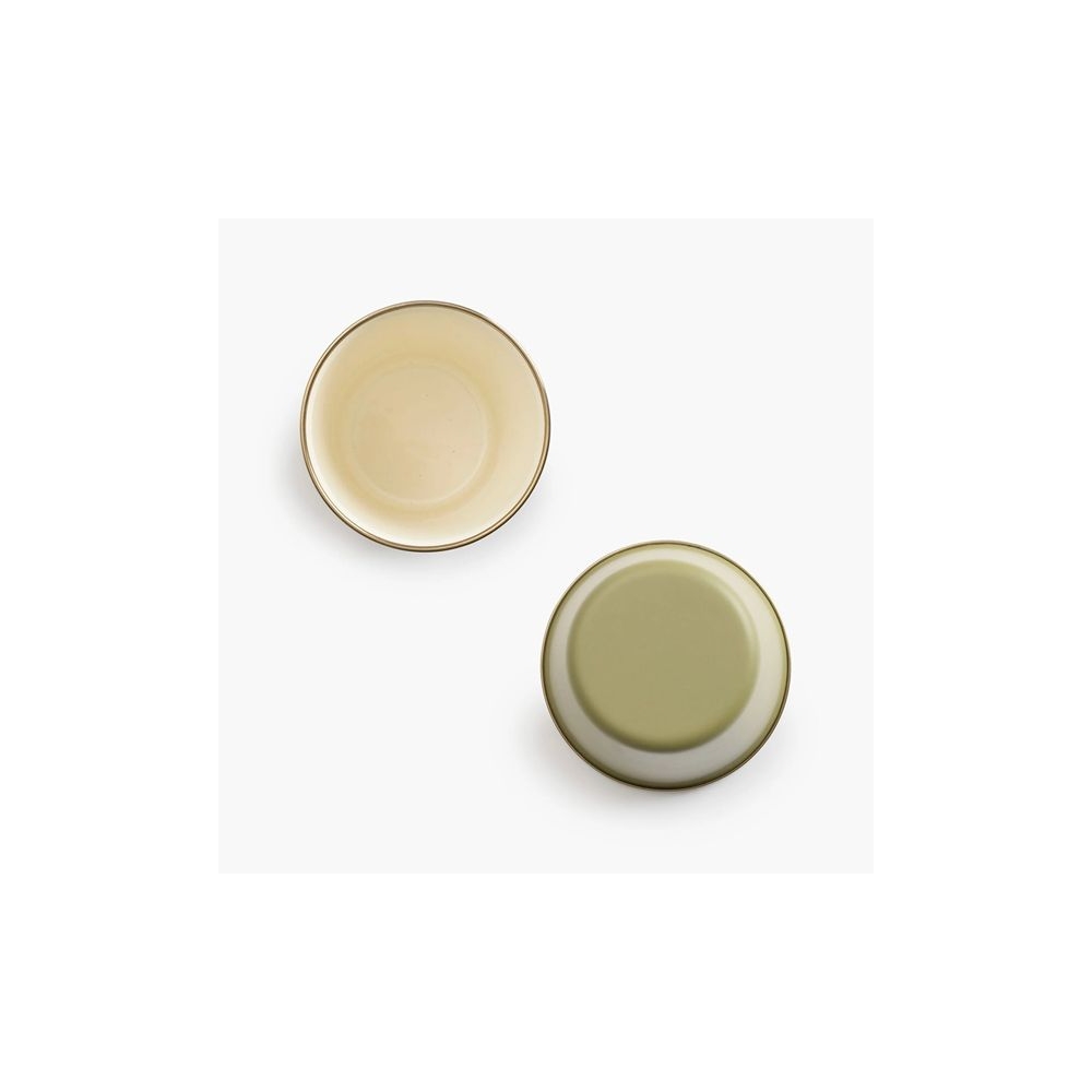 Barebones Cup Enamel 2 Pcs Olive 2-Tone CKW-1029 koken online bestellen bij Kathmandu Outdoor & Travel