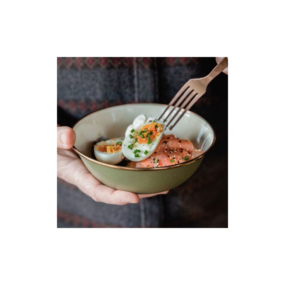Barebones Bowl Enamel 2 Pcs Olive 2-Tone CKW-1025 koken online bestellen bij Kathmandu Outdoor & Travel